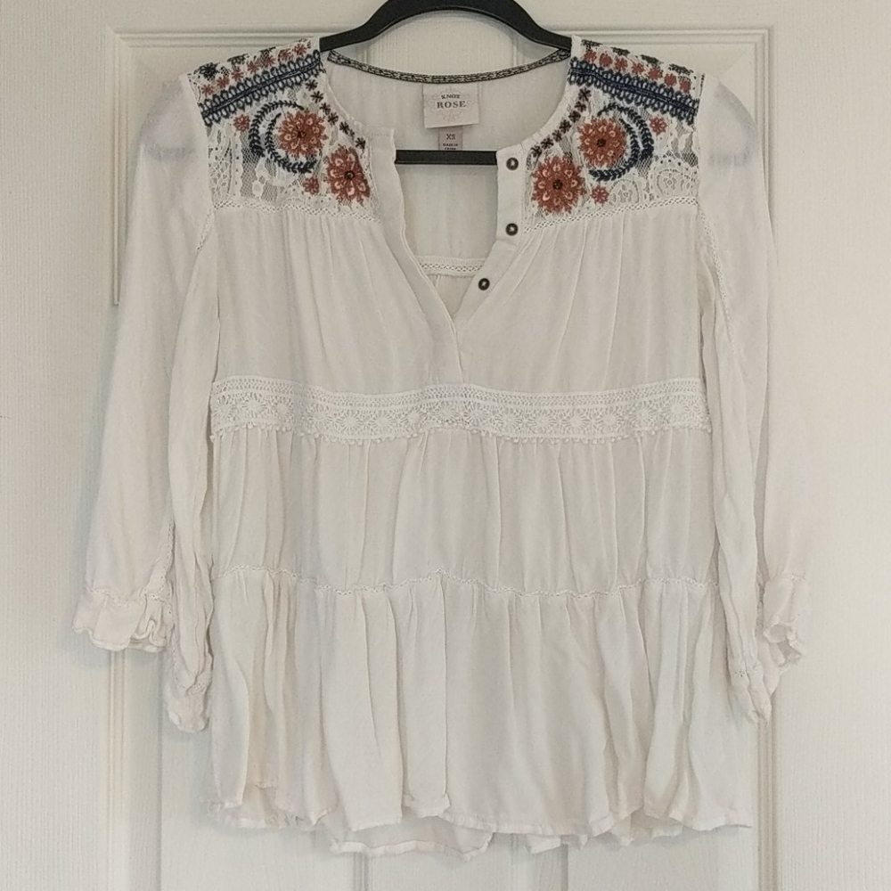 Boho tunic top